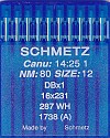 10 x Schmetz Flat Machine Universal (Regular) 16x231 / DBx1 / 1738 (A) 