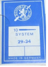 10 x Schmetz Blindstitch Curve 29-34 / LWx6T