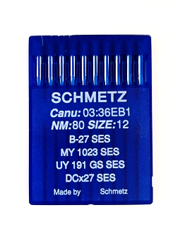 10 x Schmetz Overlocker Ball Point B-27 SES