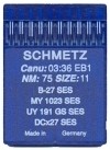 10 x Schmetz Overlocker Ball Point B-27 SES 
