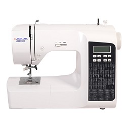Jaguar 200SQ Computerised Sewing Machine, 200 Stitches, 9 Buttonholes, Includes Large Accessories Bundle