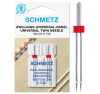 Schmetz (Universal) Twin, Pack of 2 