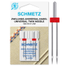 Schmetz (Universal) Twin, Pack of 2 