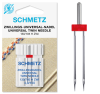 Schmetz (Universal) Twin Carton, 20 Packets, 20 Needles 