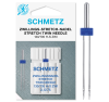Schmetz Stretch Twin Carton, 20 Packets, 20 Needles 