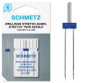 Schmetz Stretch Twin Carton, 20 Packets, 20 Needles 