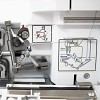 Jaguar 735D Overlocker Serger Sewing Machine 