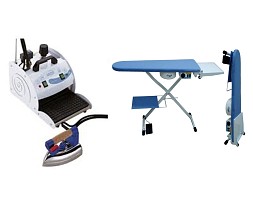 Snail Professional Ironing System - 2-litre Boiler, Vacuum and Heated Ironing Table & Iron