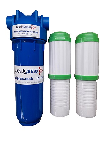 Speedypress Water Filter Housing Kit Bundle, Includes 2 Water Filter Cartridges