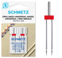 Schmetz (Universal) Twin, Pack of 2