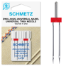 Schmetz (Universal) Twin, Pack of 2